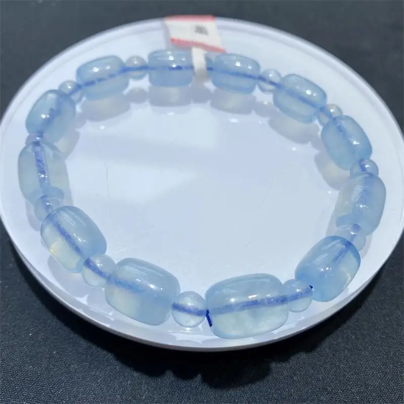 Natural Aquamarine Bucket Bead Bracelet Women Fashion Colorful Stone Strand Bangles Female Jewelry Gift 1PCS
Natural Aquamarine Bucket Bead Bracelet Women Fashion Colorful Stone Strand Bangles Female Jewelry Gift 1PCS