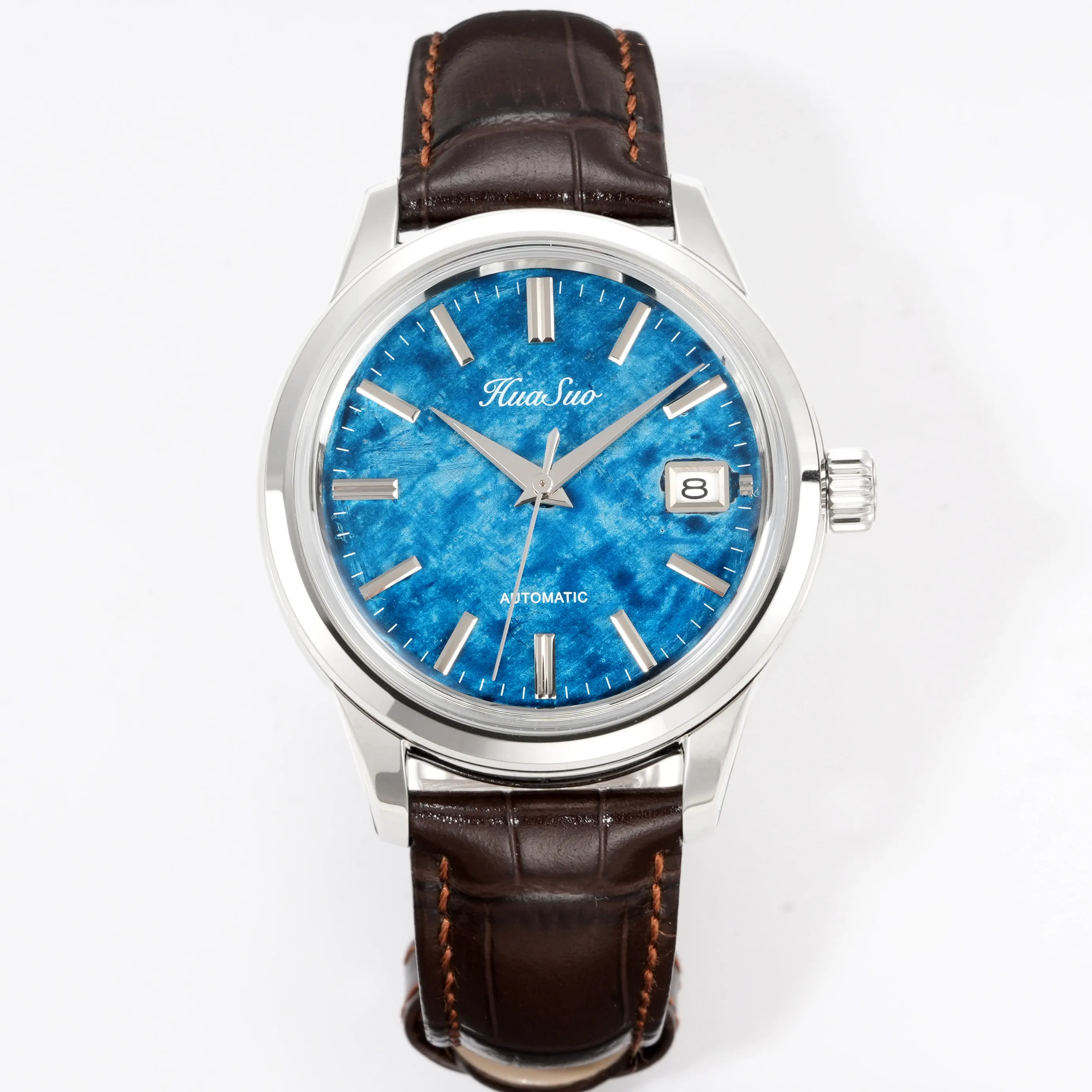 Intangible Cultural Heritage Lacquer Green Sapphire Sand Craft Dial Huasuo Watch Mechanical 3-pin Movement Premium Men's Watch
Intangible Cultural Heritage Lacquer Green Sapphire Sand Craft Dial Huasuo Watch Mechanical 3-pin Movement Premium Men's Watch