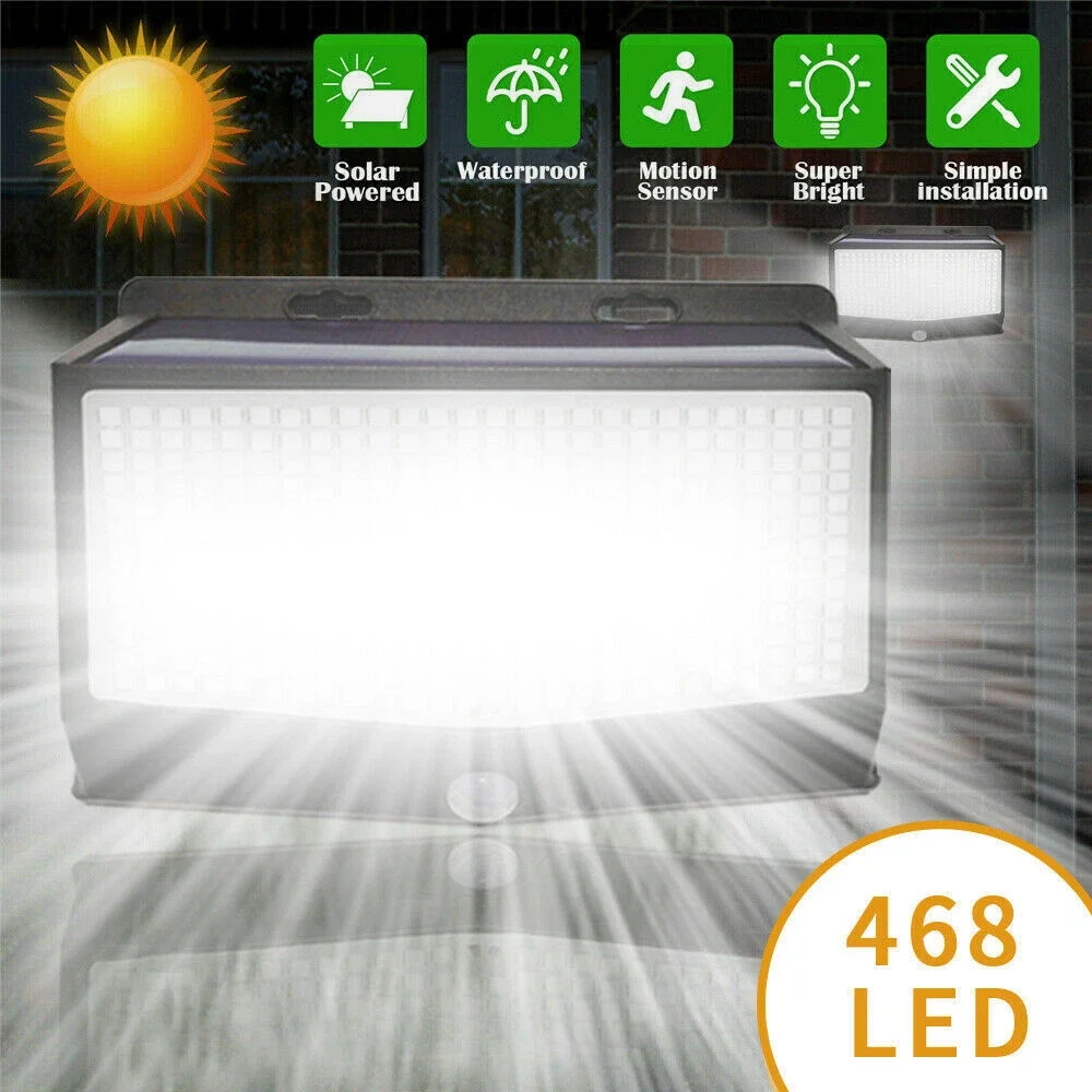 1/2/4/6Pcs Outdoor Solar Light with Motion Sensor 468/100 LED 3 Modes Waterproof Wall Light for Garden Patio Garage Front Door
1/2/4/6Pcs Outdoor Solar Light with Motion Sensor 468/100 LED 3 Modes Waterproof Wall Light for Garden Patio Garage Front Door