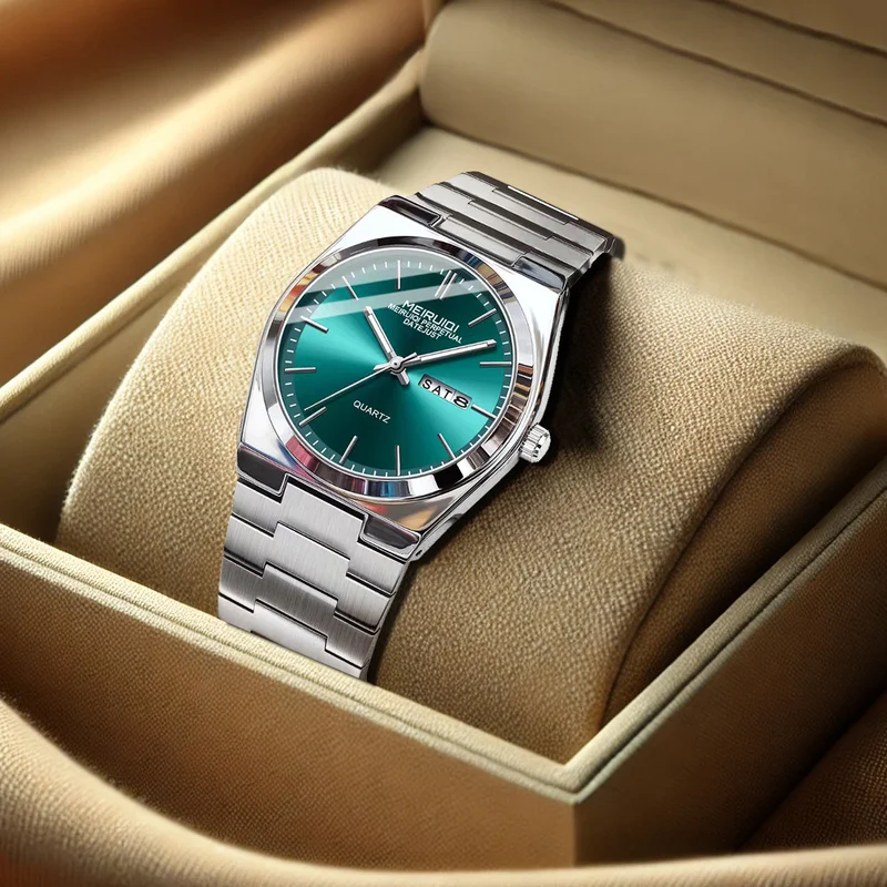 1 шт. мужские серебристо-зеленые повседневные стильные красивые кварцевые часы с двойным дисплеем и полоской для ногтей
1 шт. мужские серебристо-зеленые повседневные стильные красивые кварцевые часы с двойным дисплеем и полоской для ногтей