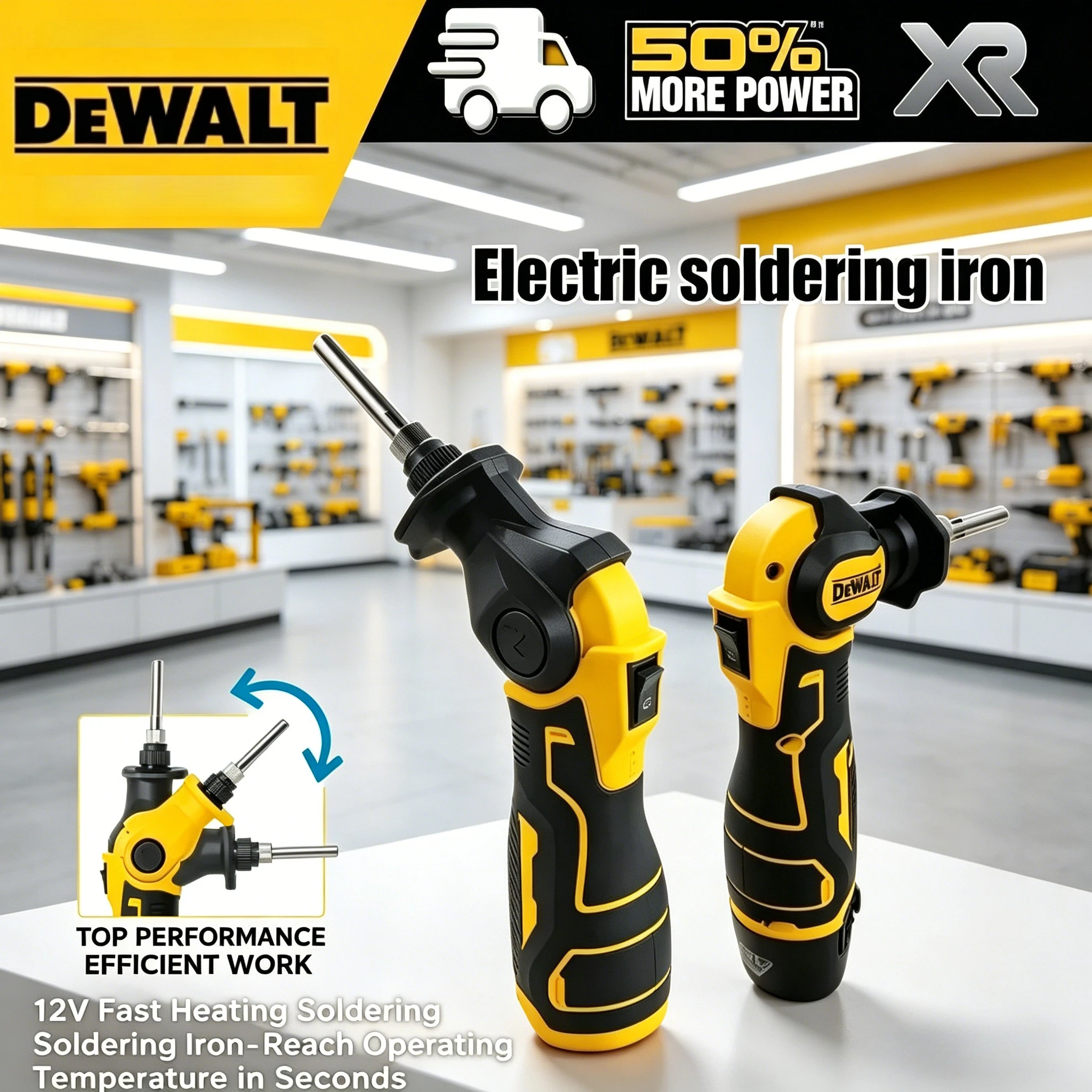 Dewalt Electric Soldering Irons 30W Adjustable Temperature Fast Heating Soldering Iron Electric Welder for Tools 20V
Dewalt Electric Soldering Irons 30W Adjustable Temperature Fast Heating Soldering Iron Electric Welder for Tools 20V