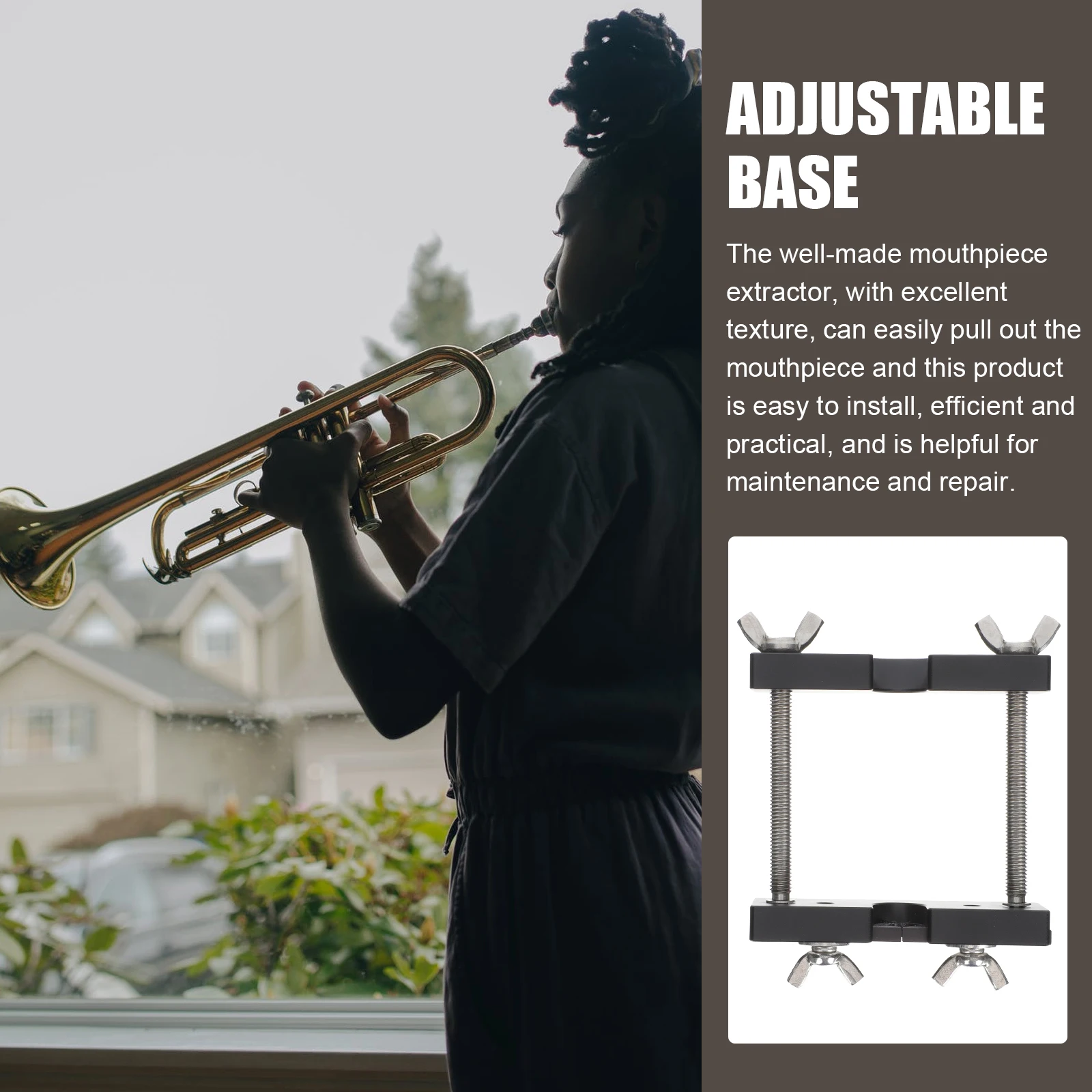 Professional Mouthpiece Puller Tool for Trombone Trumpet Brass Wind Instrument Repair Adjustable Mouthpiece Remover Durable
Professional Mouthpiece Puller Tool for Trombone Trumpet Brass Wind Instrument Repair Adjustable Mouthpiece Remover Durable