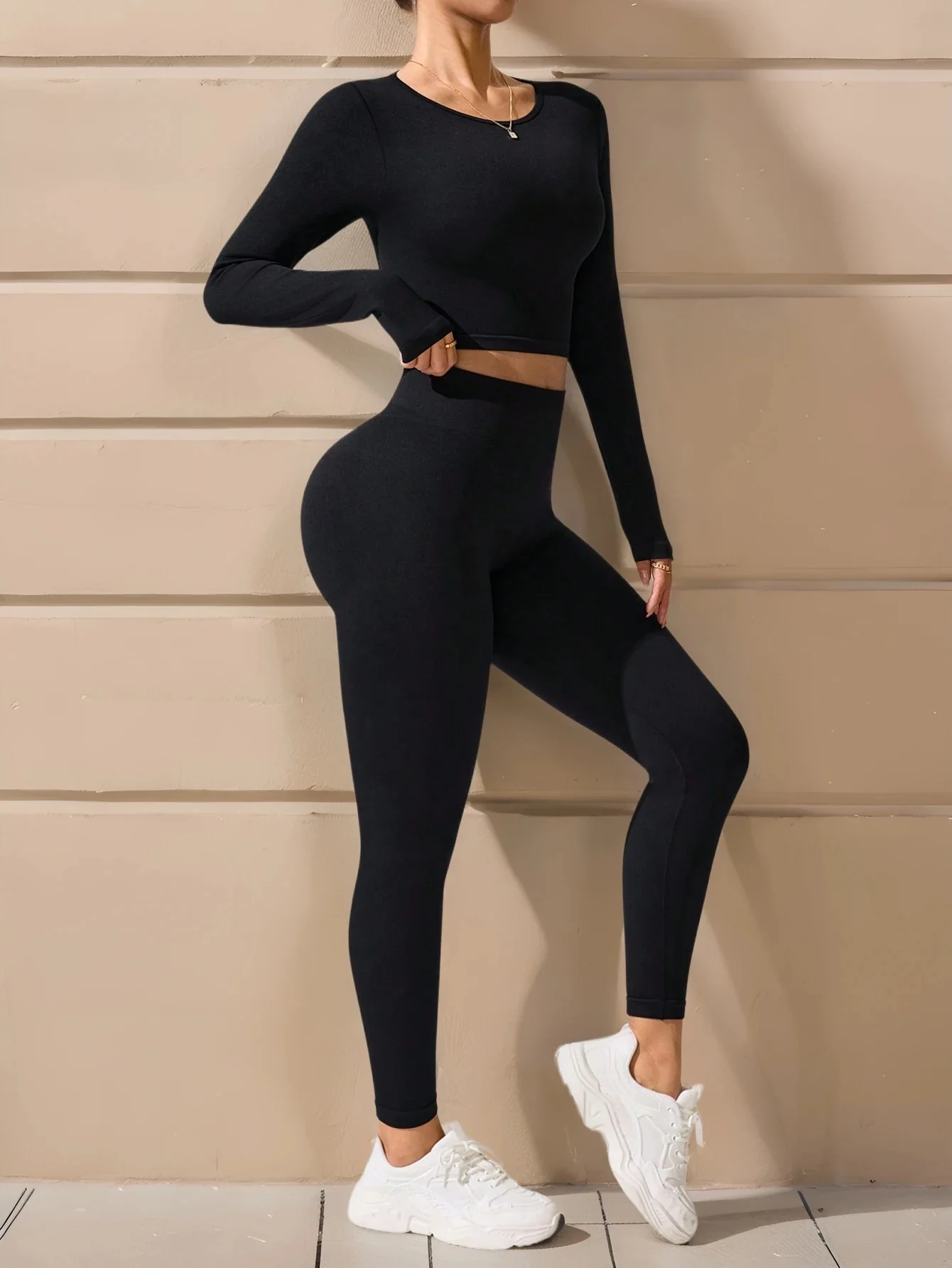 Женский комплект для йоги, осень 2024, новинка, цельная чашка, спортивный топ с длинными рукавами для похудения, фитнес-топ, дышащая бесшовная трикотажная ткань
Женский комплект для йоги, осень 2024, новинка, цельная чашка, спортивный топ с длинными рукавами для похудения, фитнес-топ, дышащая бесшовная трикотажная ткань