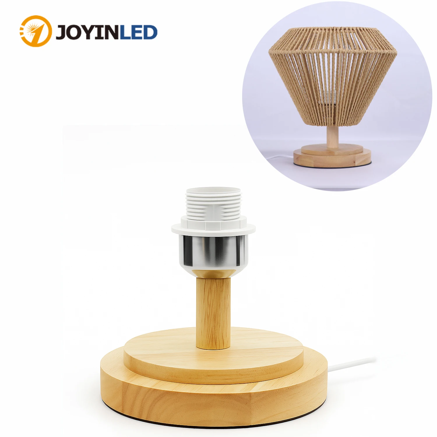 JOYINLED Wooden Lamp Base E26 E27 Screw Light Bulb Holder Sockets Desk Lamp Table Light Base Lamp Replacement for Holding Bulb
JOYINLED Wooden Lamp Base E26 E27 Screw Light Bulb Holder Sockets Desk Lamp Table Light Base Lamp Replacement for Holding Bulb