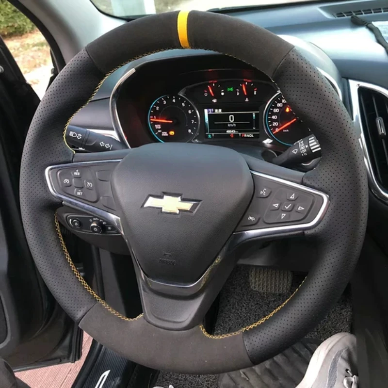 For Chevrolet Malibu XL 2015-2019 Equinox 2017-2019 Hand Stitched Genuine Leather suede non-slip car Steering Wheel Cover
For Chevrolet Malibu XL 2015-2019 Equinox 2017-2019 Hand Stitched Genuine Leather suede non-slip car Steering Wheel Cover