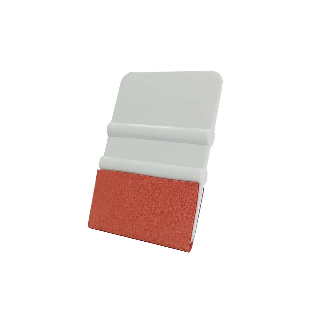 5cm White Plastic Squeegee with Suede Edge Protector Hand Tools A85 
5cm White Plastic Squeegee with Suede Edge Protector Hand Tools A85