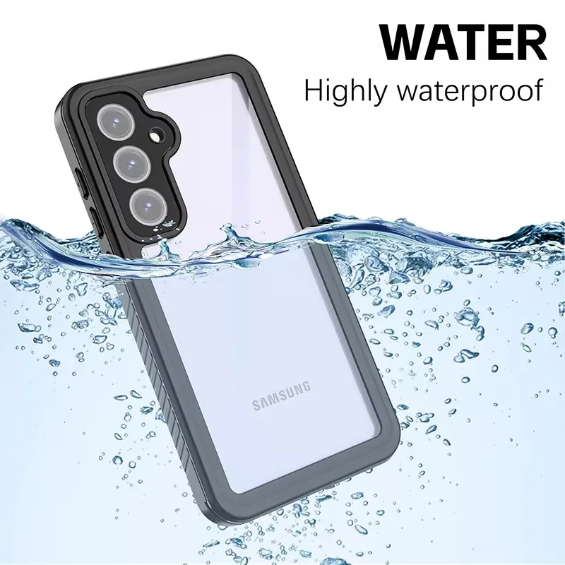 Professional Waterproof Phone Case For Samsung S25 Ultra S24 Plus S23 S21 FE IP68 Shockproof Cover Underwater Diving PET Screen
Professional Waterproof Phone Case For Samsung S25 Ultra S24 Plus S23 S21 FE IP68 Shockproof Cover Underwater Diving PET Screen