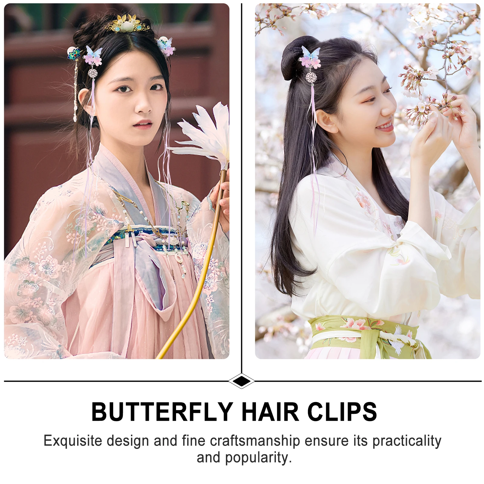 2pcs 1 Pair Vintage Retro Clips Hanfu Accessories Chinese Style Clamps Kid Gifts For Birthday Cosplay Party Daily Wear Hair
2pcs 1 Pair Vintage Retro Clips Hanfu Accessories Chinese Style Clamps Kid Gifts For Birthday Cosplay Party Daily Wear Hair