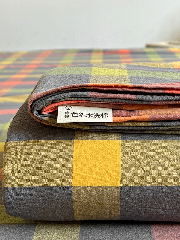 Simple Grid Pattern Pure Cotton Washed Bed Sheet Single Person Student Dormitory Quilt Summer Lightweight Breathable Bedding
Simple Grid Pattern Pure Cotton Washed Bed Sheet Single Person Student Dormitory Quilt Summer Lightweight Breathable Bedding