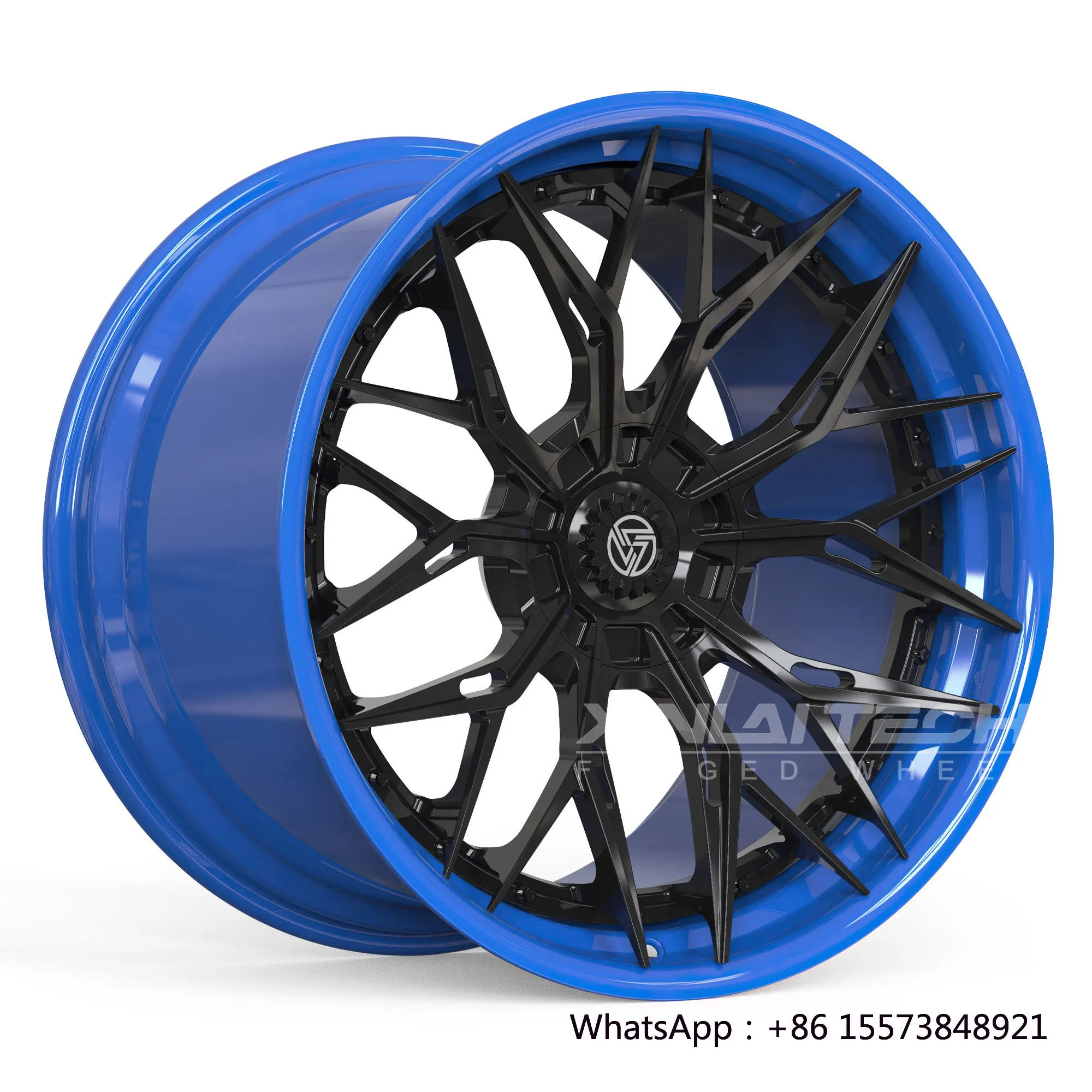 Custom Two-Piece Deep Dish Forged Wheels Black Face Blue Lip Rims for Charger F150 RAM
Custom Two-Piece Deep Dish Forged Wheels Black Face Blue Lip Rims for Charger F150 RAM
