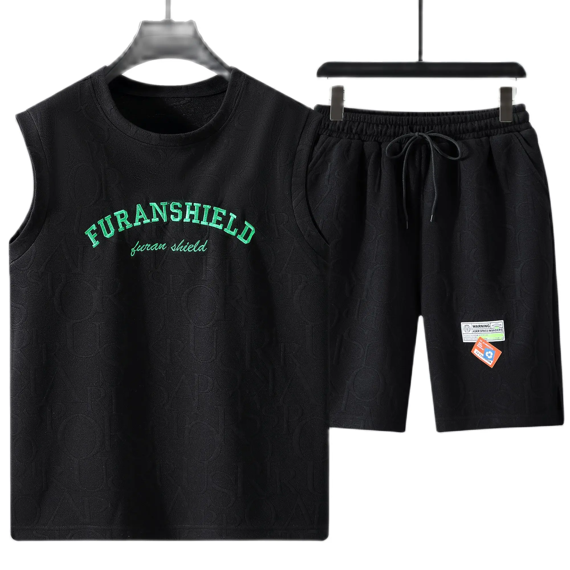 Men's sleeveless sports suit short sleeve T-shirt summer shorts men's casual two-piece set Loose large size fat men t-shirt
Men's sleeveless sports suit short sleeve T-shirt summer shorts men's casual two-piece set Loose large size fat men t-shirt