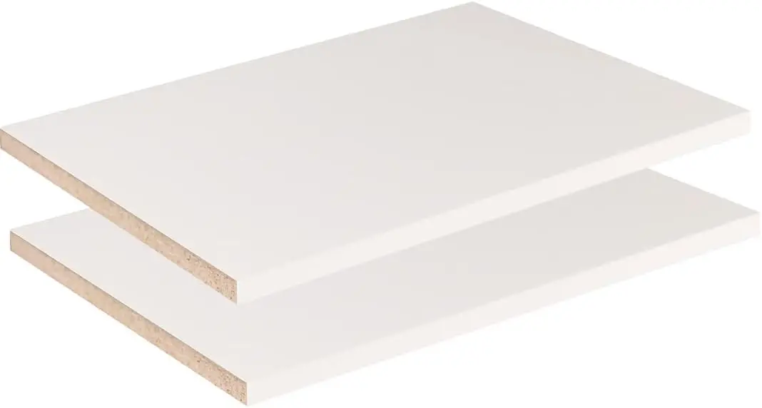B&B HARDWARE Cabinet Shelves - Melamine 3/4'' Thick - Custom Space with Stylish Cabinet Melamine Shelves - Perfect Rubber feet
B&B HARDWARE Cabinet Shelves - Melamine 3/4'' Thick - Custom Space with Stylish Cabinet Melamine Shelves - Perfect Rubber feet