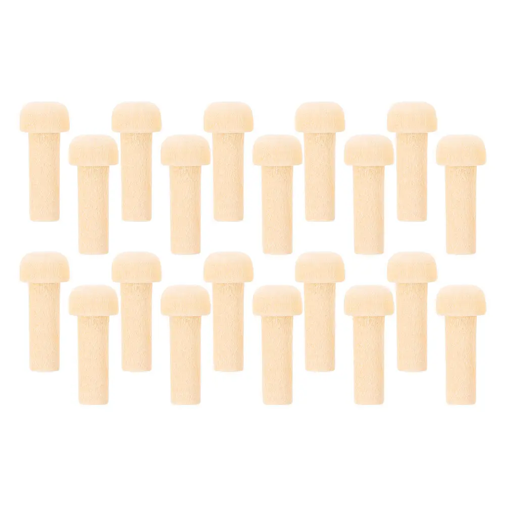 20Pcs Unfinished Mushroom Head Wood Pegs Mini DIY Wooden Axle Pins for Handmade Furniture Decor Craft Kits Accessories
20Pcs Unfinished Mushroom Head Wood Pegs Mini DIY Wooden Axle Pins for Handmade Furniture Decor Craft Kits Accessories