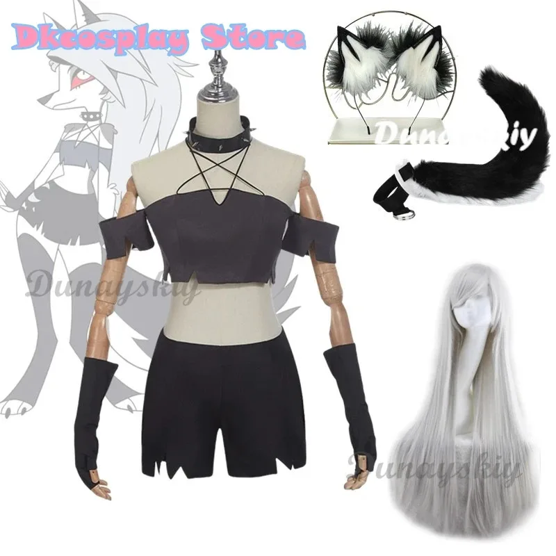 Helluva cos Boss Cosplay Costume for Loona Loony Toony Women Neck Vest Shorts Suit Black Uniform Suit Halloween Party Outfits
Helluva cos Boss Cosplay Costume for Loona Loony Toony Women Neck Vest Shorts Suit Black Uniform Suit Halloween Party Outfits