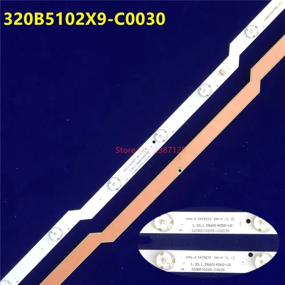 20kits=40pcs New LED Backlight Strip 320B5102X9-C0030 HYSL-D E479275 1.30.1.5860145R for PH32B51DSGW PH32B51DSGWA PH32B51
20kits=40pcs New LED Backlight Strip 320B5102X9-C0030 HYSL-D E479275 1.30.1.5860145R for PH32B51DSGW PH32B51DSGWA PH32B51