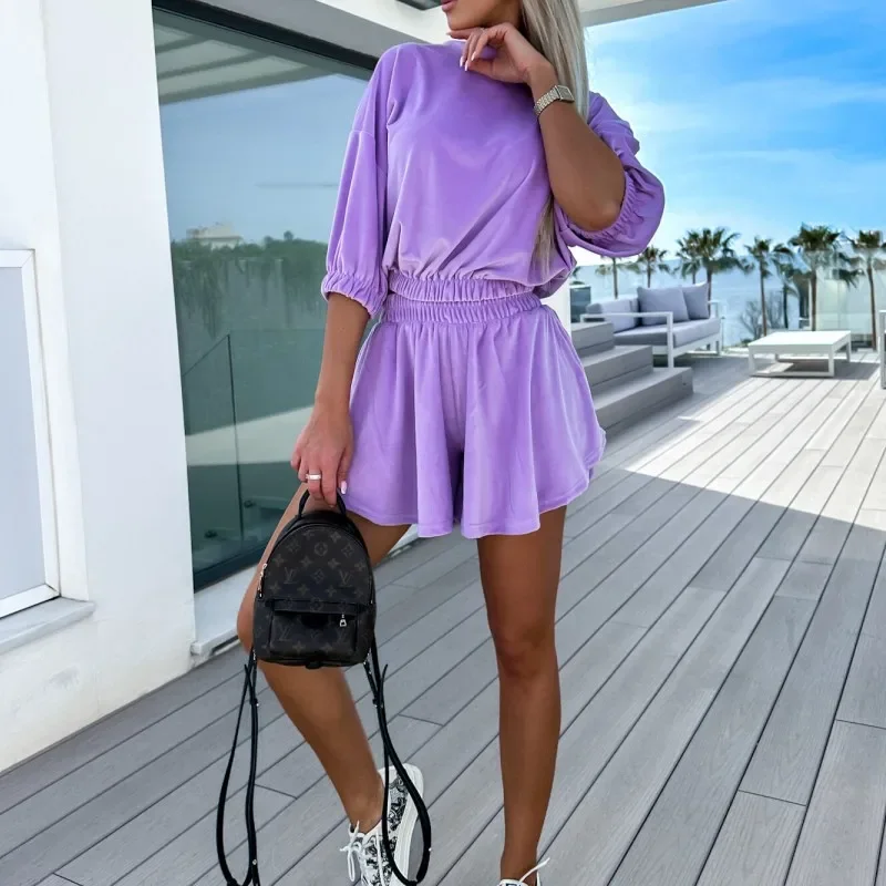 new women's summer fashion suit Solid color long-sleeved crew-neck top Sports wide-leg pants 2 piece sets female outfit
new women's summer fashion suit Solid color long-sleeved crew-neck top Sports wide-leg pants 2 piece sets female outfit