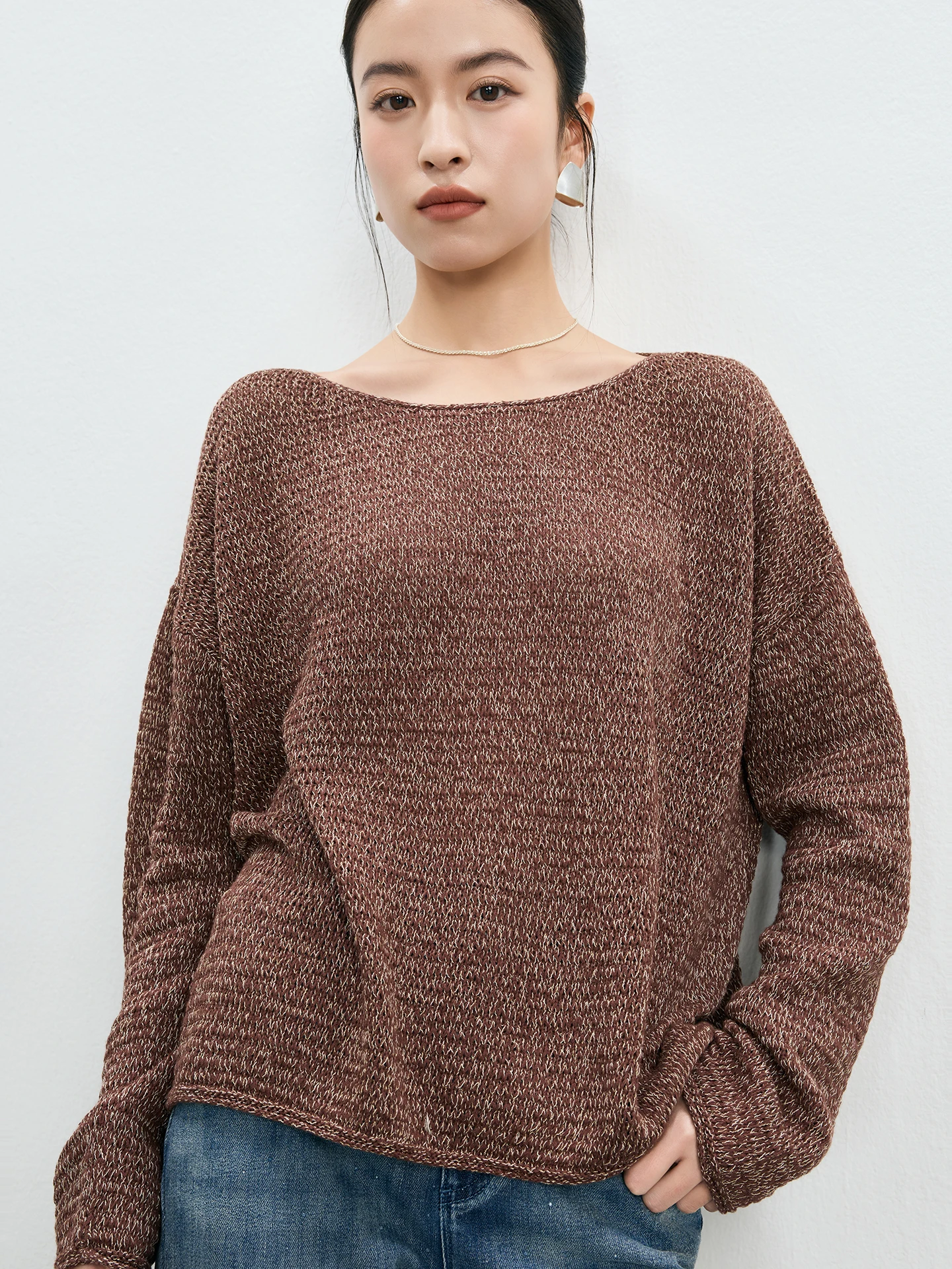 Early Spring New Arrival MASJM Cotton Knitted Sweater with Hollow out Design Casual Loose Fit Long Sleeve round Neck Top
Early Spring New Arrival MASJM Cotton Knitted Sweater with Hollow out Design Casual Loose Fit Long Sleeve round Neck Top