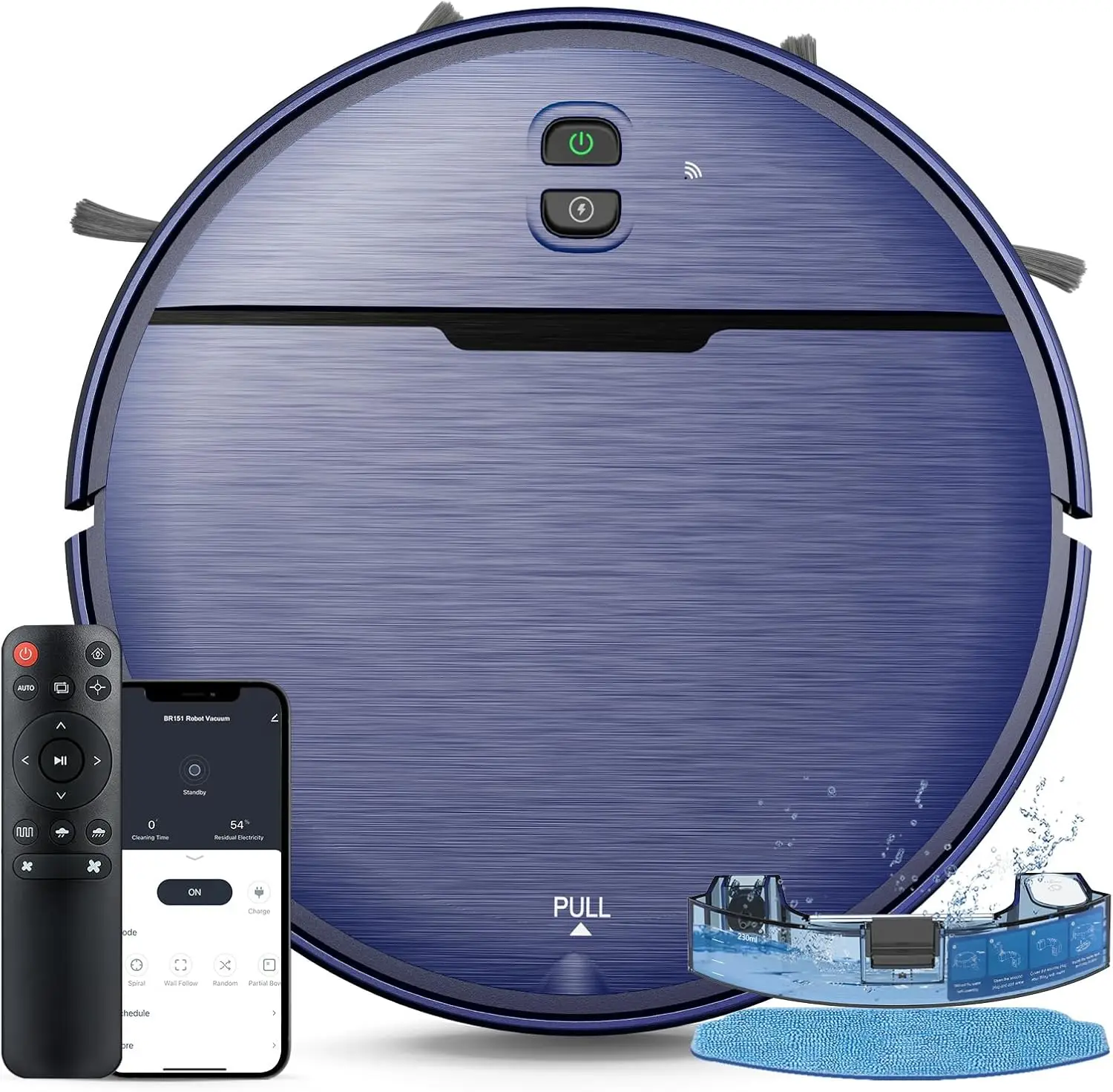 2 in 1 Mopping and Vacuuming Stofzuiger Automatic Cleaning Robot Robot Vacuum and Mop Combo Compatible with WiFi/App
2 in 1 Mopping and Vacuuming Stofzuiger Automatic Cleaning Robot Robot Vacuum and Mop Combo Compatible with WiFi/App