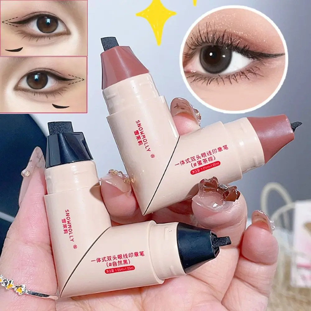 New Waterproof Eyeliner Stamp Foldable Long Lasting Eye Liner Stamp Portable Black Color Eyeliner Stamp Pen
New Waterproof Eyeliner Stamp Foldable Long Lasting Eye Liner Stamp Portable Black Color Eyeliner Stamp Pen