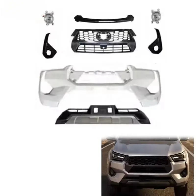 KLT High quality 2021-2024 Hilux upgrade to 2024 Hilux Z Edition body kit
KLT High quality 2021-2024 Hilux upgrade to 2024 Hilux Z Edition body kit
