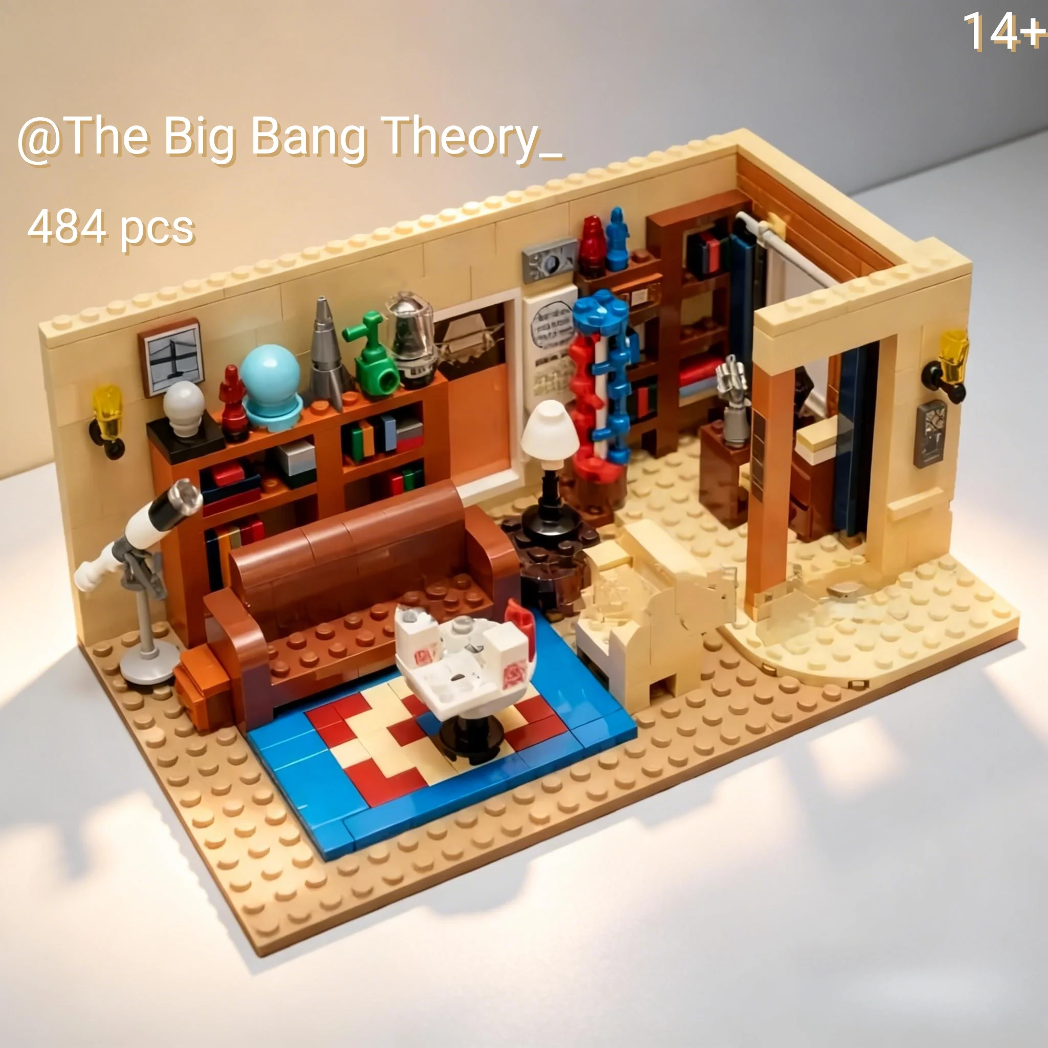 In Stock 484pcs 21302 BigBang Theory American TV Drama Friends Living Room Model Building Blocks Bricks Kids Toys Gifts
In Stock 484pcs 21302 BigBang Theory American TV Drama Friends Living Room Model Building Blocks Bricks Kids Toys Gifts
