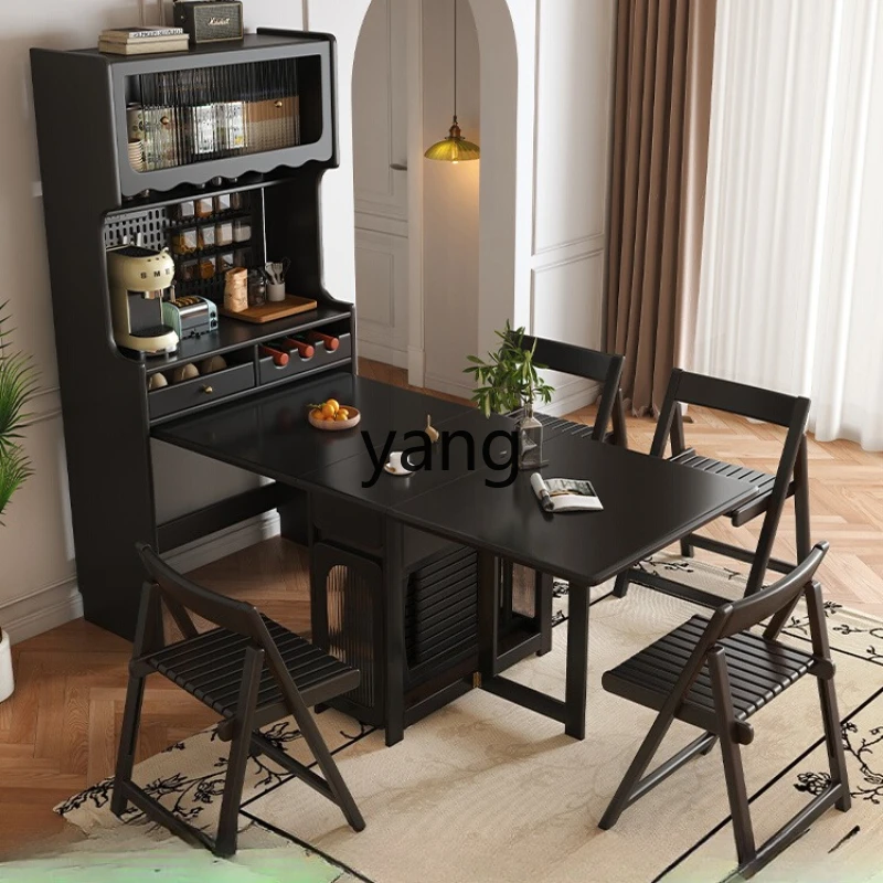 TGF retro solid wood folding dining side cabinet integrated small apartment living room wall locker
TGF retro solid wood folding dining side cabinet integrated small apartment living room wall locker