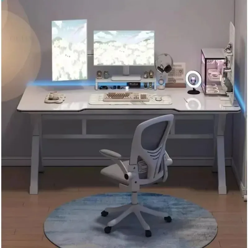 Легкие роскошные белые компьютерные столы с толстыми K ножками, настольные игровые столы, простой домашний студенческий учебный стол, современная офисная мебель
Легкие роскошные белые компьютерные столы с толстыми K ножками, настольные игровые столы, простой домашний студенческий учебный стол, современная офисная мебель