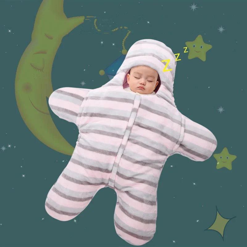 2023 Winter Sleeping Bag Baby Bedding Starfish Newborn thicken Swaddle Wrap Receiving Blankets Infant Quilts Saco De Dormir
2023 Winter Sleeping Bag Baby Bedding Starfish Newborn thicken Swaddle Wrap Receiving Blankets Infant Quilts Saco De Dormir