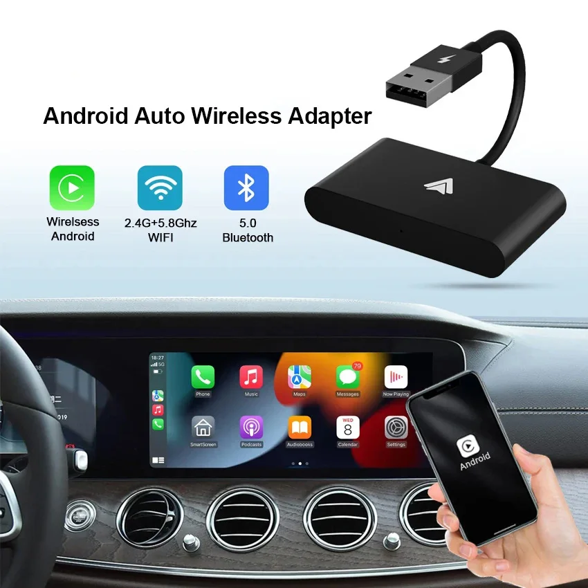 Wireless CarPlay Adapter Wired to Wireless Carplay For Apple/USB A/Type-C Dongle Plug And Play USB Connection Auto Car Adapter
Wireless CarPlay Adapter Wired to Wireless Carplay For Apple/USB A/Type-C Dongle Plug And Play USB Connection Auto Car Adapter