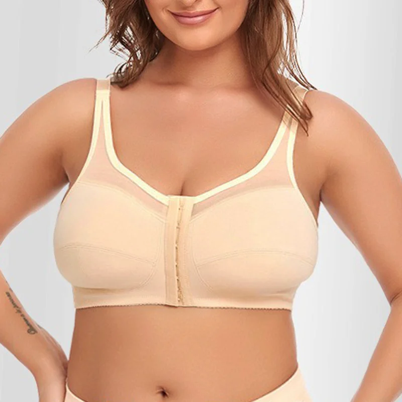GUUDIA 5XL Front Hook Shaper Bra Women's Lift Front Close Mesh Back Support Bra Back Smoothing Wireless Brasieres Lifting
GUUDIA 5XL Front Hook Shaper Bra Women's Lift Front Close Mesh Back Support Bra Back Smoothing Wireless Brasieres Lifting