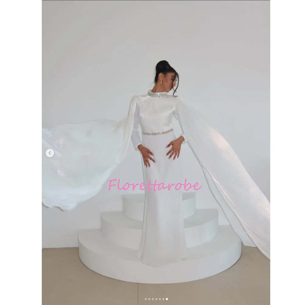 Customized Grace Formal Evening Dress Long Sleeves High Collar Mermaid Long Prom Dress Elegant Glitter Beads Party Gowns
Customized Grace Formal Evening Dress Long Sleeves High Collar Mermaid Long Prom Dress Elegant Glitter Beads Party Gowns