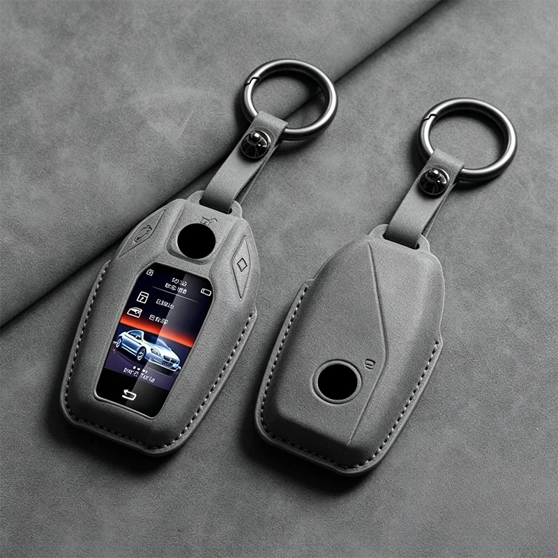 Leather Car Smart Key Case Cover Shell Fob for 7 Series 730i 740 5 Series X6 X5 X3 X7 IX1 I5 I7G01 G31 G05 G02 G30 G32 M5X F20
Leather Car Smart Key Case Cover Shell Fob for 7 Series 730i 740 5 Series X6 X5 X3 X7 IX1 I5 I7G01 G31 G05 G02 G30 G32 M5X F20