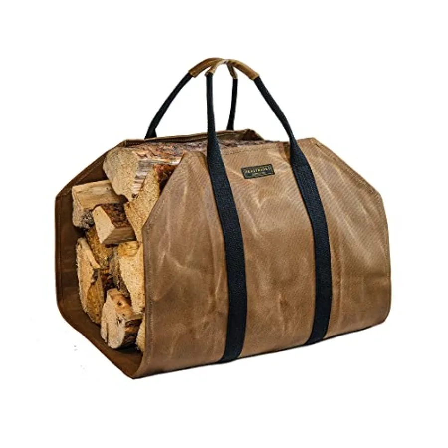 Readywares Waxed Canvas, Heavy Duty Log for, Wood for,,Great Gift for Cabin, with Handles, Classic Durable Design Tan
Readywares Waxed Canvas, Heavy Duty Log for, Wood for,,Great Gift for Cabin, with Handles, Classic Durable Design Tan