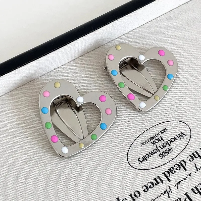 14Pcs Colorful Dot Metal For Women Girls Star BB Hair Clip Multiple Styles Seamless Duckbill Girls Hair Accessoires
14Pcs Colorful Dot Metal For Women Girls Star BB Hair Clip Multiple Styles Seamless Duckbill Girls Hair Accessoires