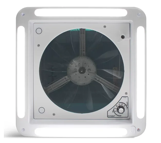 RV 12V Camper Part White UV-Resistance Noiseless Air Louvre Grilles Caravan Vent Side Air Outlet Ventilation Exhaust Fan 340*340
RV 12V Camper Part White UV-Resistance Noiseless Air Louvre Grilles Caravan Vent Side Air Outlet Ventilation Exhaust Fan 340*340