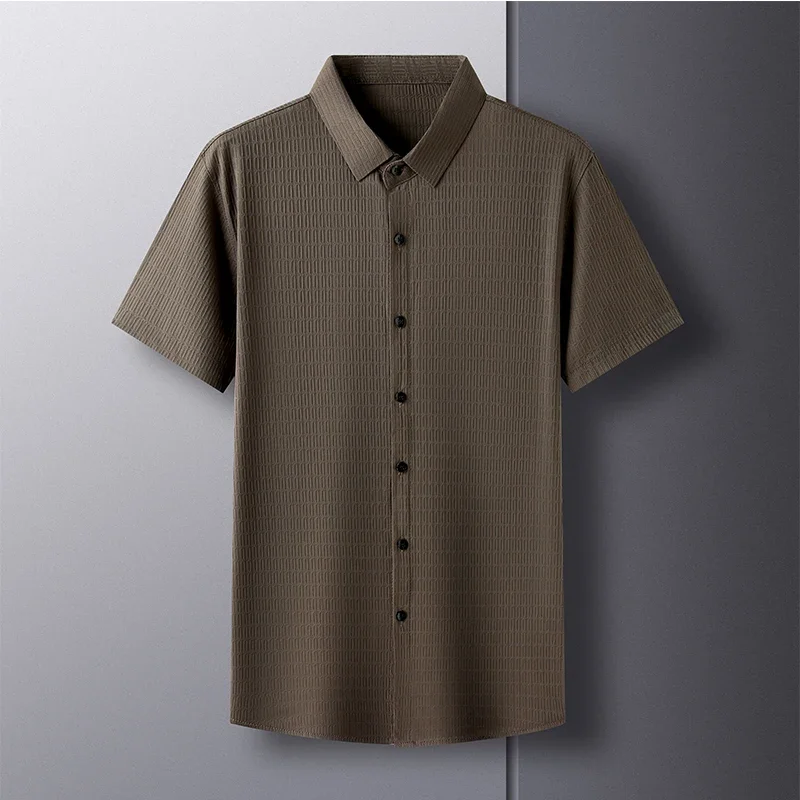 Men's Summer Non Ironing Solid Color Comfortable, Breathable, Fashion Versatile, Cool and Quick Drying
Men's Summer Non Ironing Solid Color Comfortable, Breathable, Fashion Versatile, Cool and Quick Drying