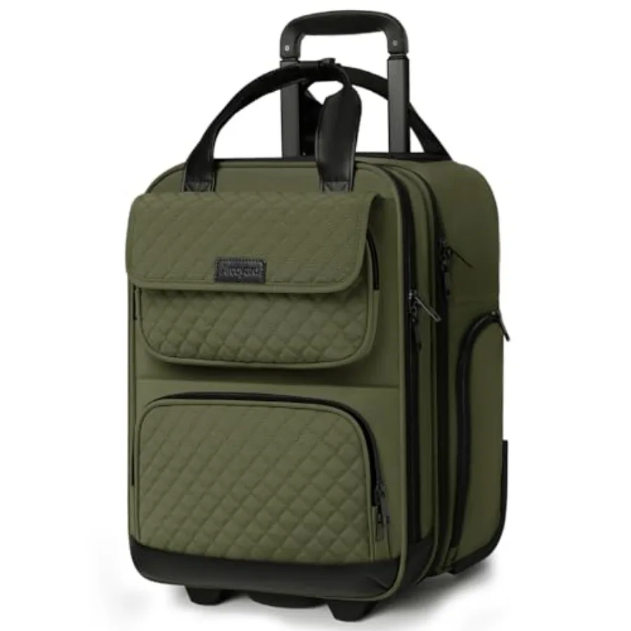 Underseat Carry On Luggage with Wheels Airline Approved Personal Item Luggage 16-Inch Multi-functional Underseat Luggage Lightw
Underseat Carry On Luggage with Wheels Airline Approved Personal Item Luggage 16-Inch Multi-functional Underseat Luggage Lightw
