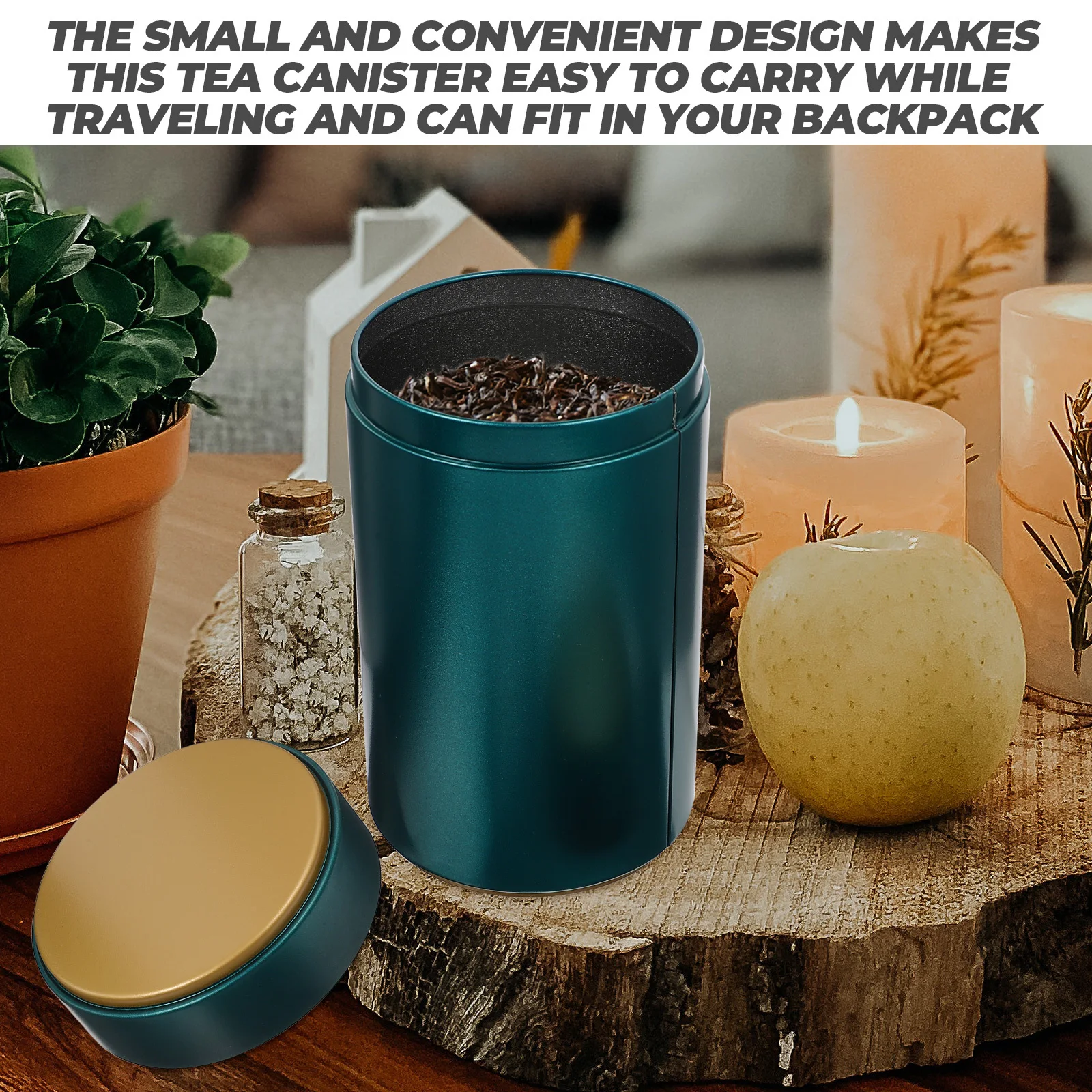 4Pcs Metal Tea Tins with Sealed Lids Stylish Food Storage Containers Portable Tin Canisters for Home Hotel Restaurant Decor Use
4Pcs Metal Tea Tins with Sealed Lids Stylish Food Storage Containers Portable Tin Canisters for Home Hotel Restaurant Decor Use