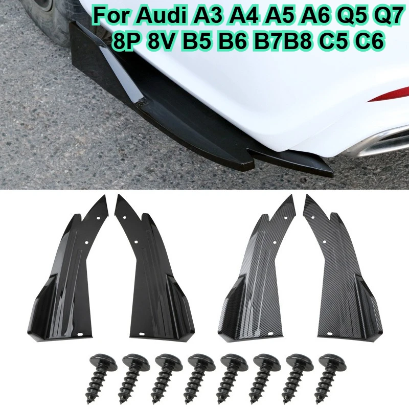 For Audi A3 A4 A5 A6 Q5 Q7 8P 8V B5 B6 B7B8 C5 C6 Carbon Fiber Rear Bumper Lip Side Skirt Diffuser Body Kit Spoiler Modification
For Audi A3 A4 A5 A6 Q5 Q7 8P 8V B5 B6 B7B8 C5 C6 Carbon Fiber Rear Bumper Lip Side Skirt Diffuser Body Kit Spoiler Modification