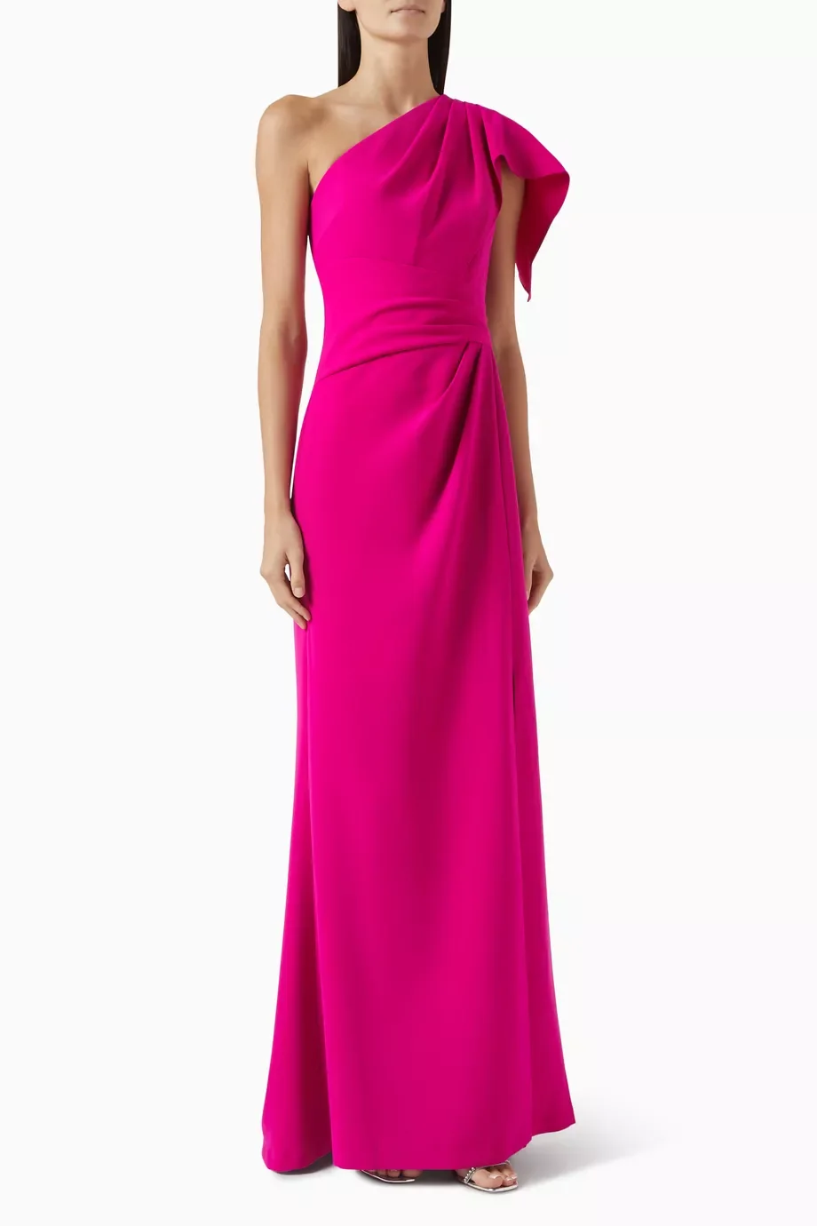 Customized Women's Evening Dresses Fuchsia Jersey Sheath/Column Party Dress with Side Slit Pleat Prom Gowns Maxi
Customized Women's Evening Dresses Fuchsia Jersey Sheath/Column Party Dress with Side Slit Pleat Prom Gowns Maxi
