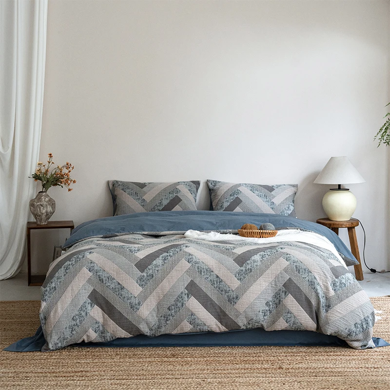Pure cotton four-piece set - air herringbone spell
Pure cotton four-piece set - air herringbone spell