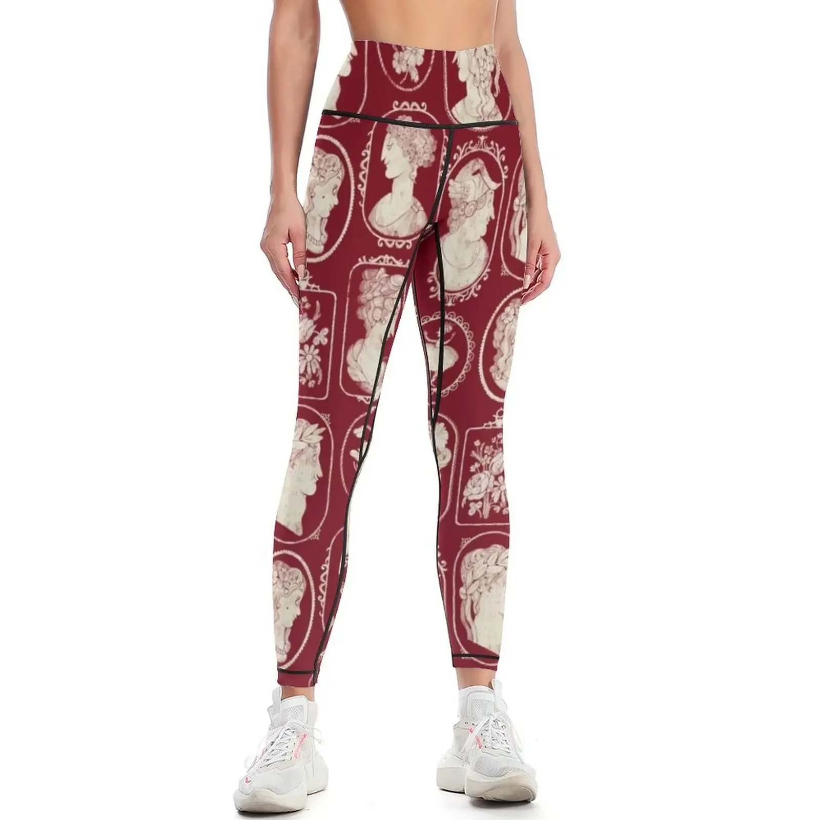 Cameos - red Leggings Jogger pants gym wear sports for push up Golf wear Womens Leggings
Cameos - red Leggings Jogger pants gym wear sports for push up Golf wear Womens Leggings