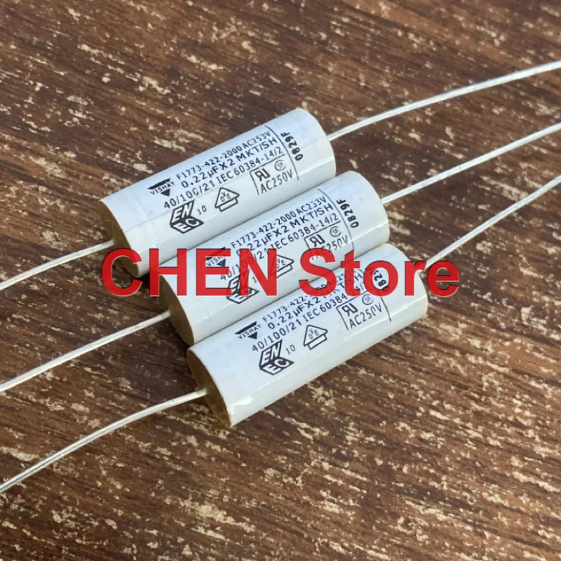10PCS/lot Original VISHAY ERO F1773 253VAC 0.22UF 8X25MM Audio axial capacitor 220NF free shipping 0.22UF/253VAC
10PCS/lot Original VISHAY ERO F1773 253VAC 0.22UF 8X25MM Audio axial capacitor 220NF free shipping 0.22UF/253VAC
