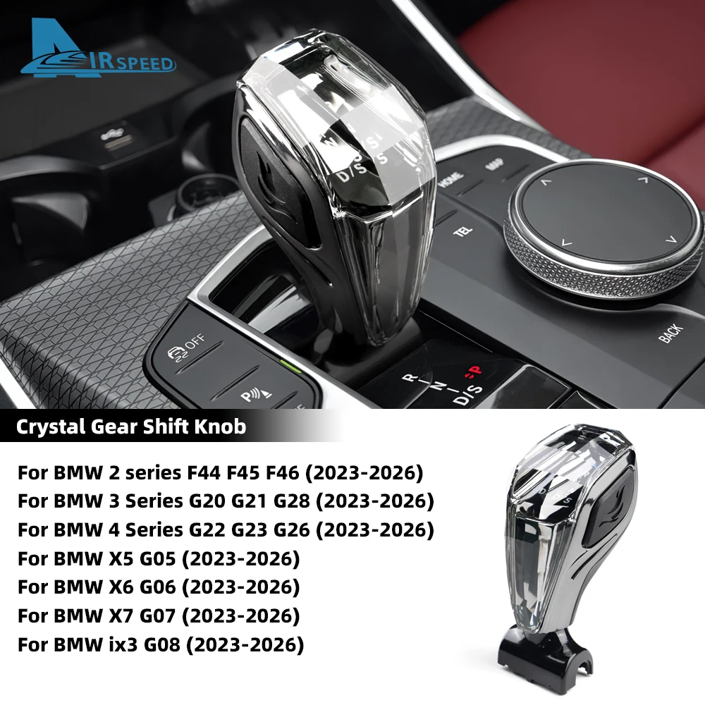 Crystal Gear Shift Knob Cover for BMW 2 3 4 Series F44 F45 F46 G20 G21 G22 G23 G26 G28 X5 G05 X6 G06 X7 G07 ix3 G08 2023-2026
Crystal Gear Shift Knob Cover for BMW 2 3 4 Series F44 F45 F46 G20 G21 G22 G23 G26 G28 X5 G05 X6 G06 X7 G07 ix3 G08 2023-2026