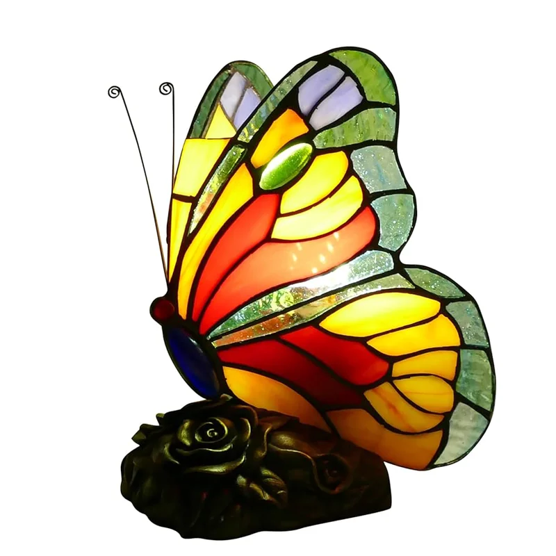 Beautiful Butterfly Lamp Vintage Table Lamp Tiffany Style Stained Glass LED Modern Turkish Lamp Mosaic Glass
Beautiful Butterfly Lamp Vintage Table Lamp Tiffany Style Stained Glass LED Modern Turkish Lamp Mosaic Glass