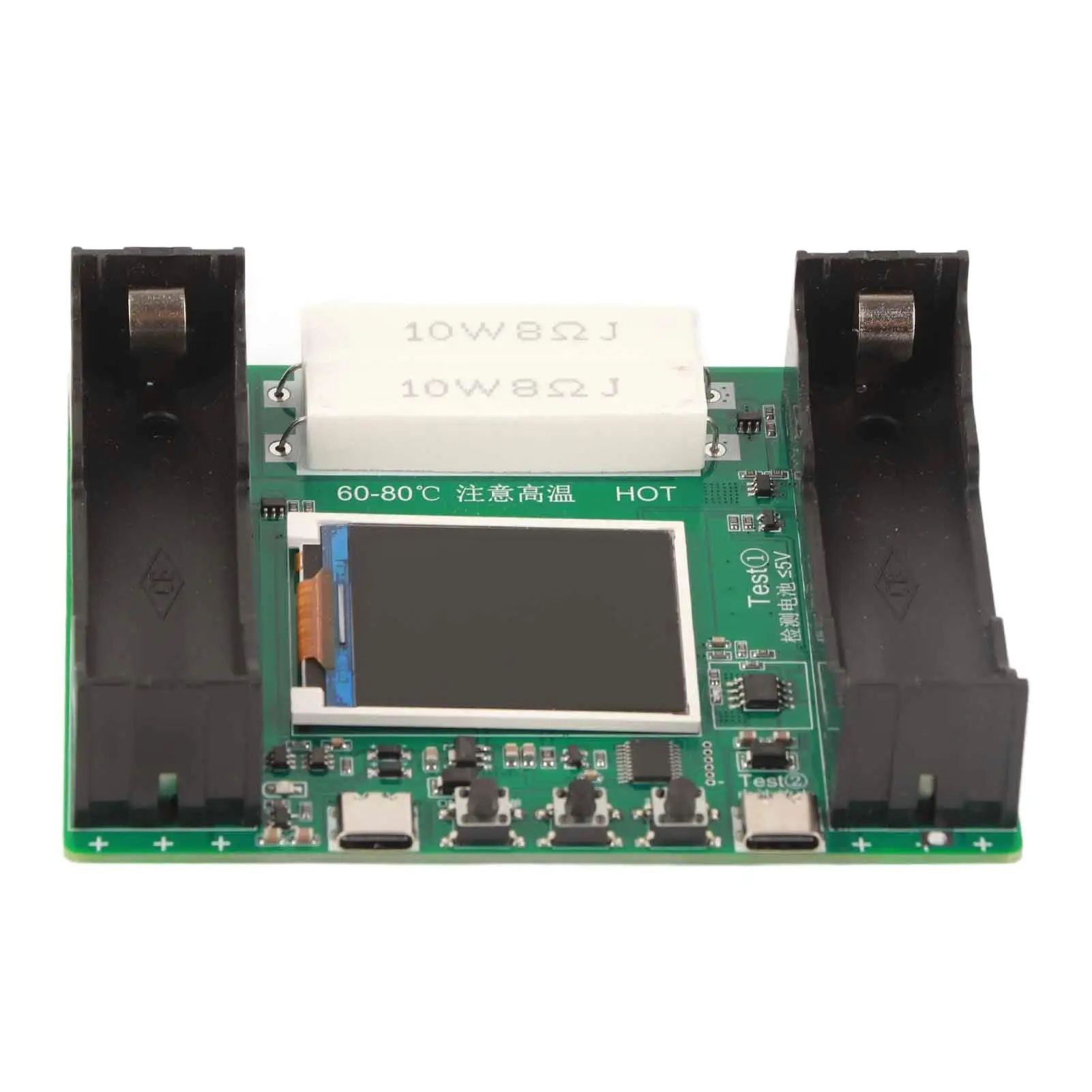 Battery Resistance Tester 1.77in LCD Display Modes Adjustable 18650 Lithium Battery Capacity Tester DC5V
Battery Resistance Tester 1.77in LCD Display Modes Adjustable 18650 Lithium Battery Capacity Tester DC5V