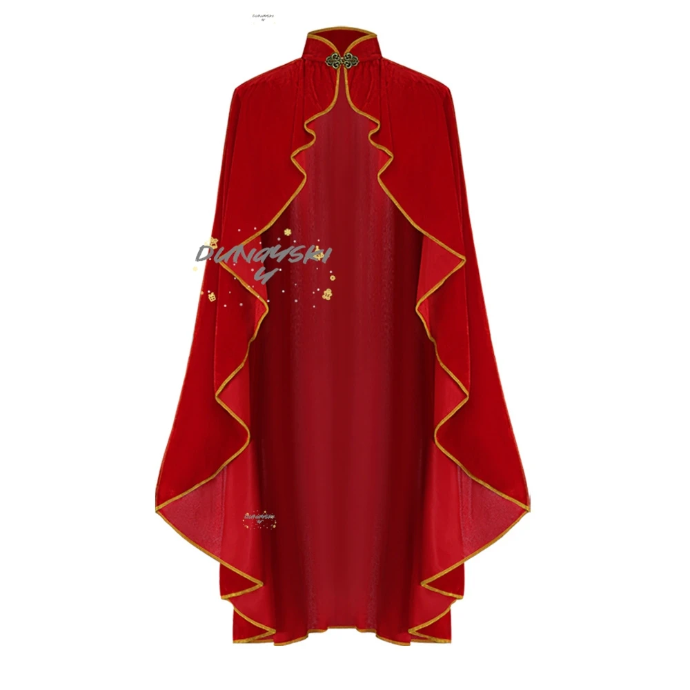 Halloween Medieval Cosplay Costume Black Renaissance Cape Shawl for Carnival Party Stage Performance Outfit
Halloween Medieval Cosplay Costume Black Renaissance Cape Shawl for Carnival Party Stage Performance Outfit