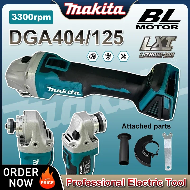 Makita DGA404 125mm/100mm Brushless Lithium Electric Angle Grinder Rechargeable Cutting Machine High Power Polishing Machine
Makita DGA404 125mm/100mm Brushless Lithium Electric Angle Grinder Rechargeable Cutting Machine High Power Polishing Machine