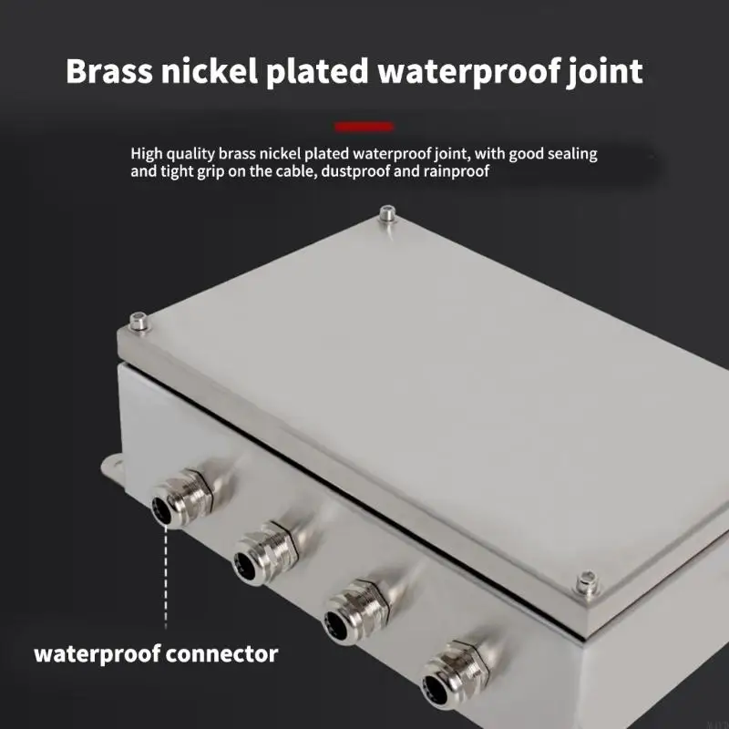 Outdoor Waterproof Junction Box Stainless steels Rainproof Electrical Junction Box Cable Branch Junction Box Enduring M4YD
Outdoor Waterproof Junction Box Stainless steels Rainproof Electrical Junction Box Cable Branch Junction Box Enduring M4YD