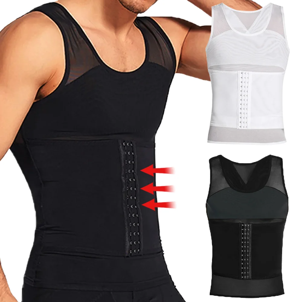 Men's Body Shaper Compression Vest Abdomen Shapewear Tummy Slimming Sheath Belly Trimmer Shapers Corset Waist Trainer Tops
Men's Body Shaper Compression Vest Abdomen Shapewear Tummy Slimming Sheath Belly Trimmer Shapers Corset Waist Trainer Tops
